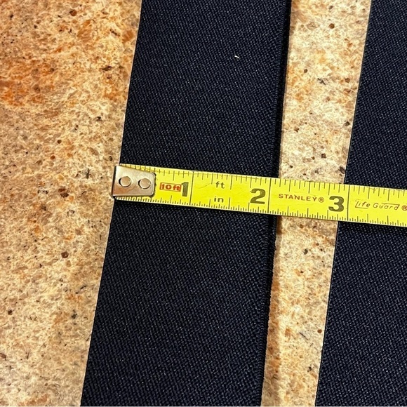 The Original Perry Suspenders Hook on Belt Navy Elastic Adjustable USA Made - Picture 9 of 9